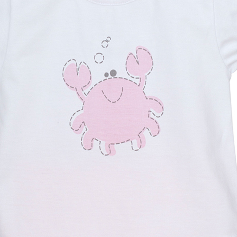 GIRLS SHORT CRAB PAJAMAS CALAMARO - 2