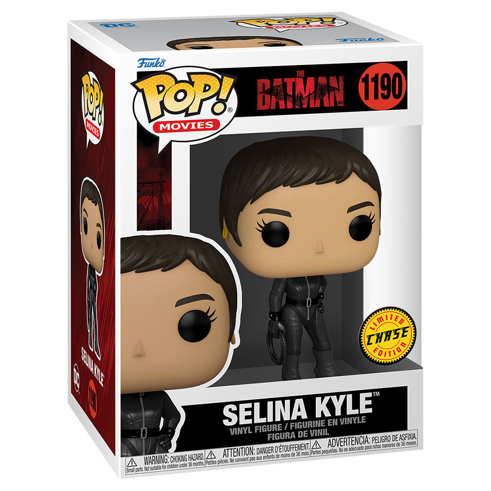 Figura POP DC Comics Batman Selina Kyle with Chase 1190 FUNKO POP - 6