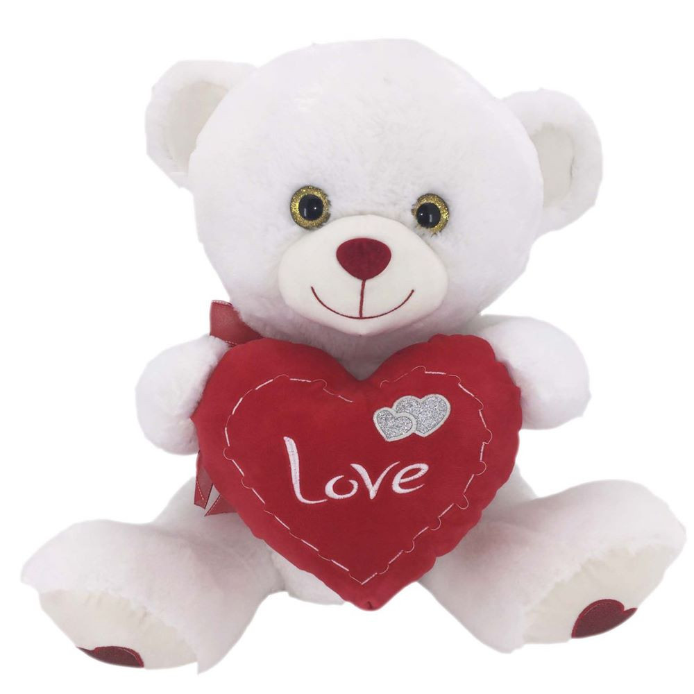 Valentines Red Heart Teddy Bear 50cm  - 1