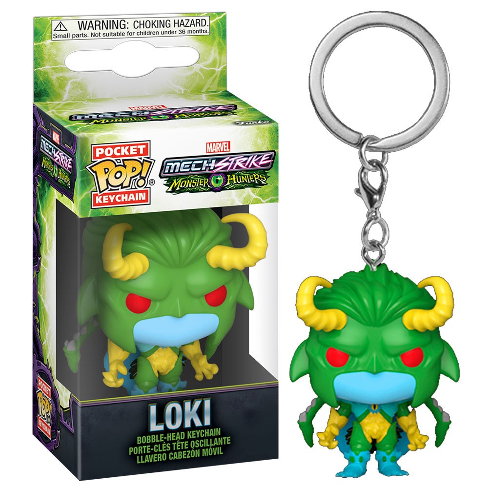Llavero Pocket POP Marvel Monster Hunters Loki FUNKO POP - 1