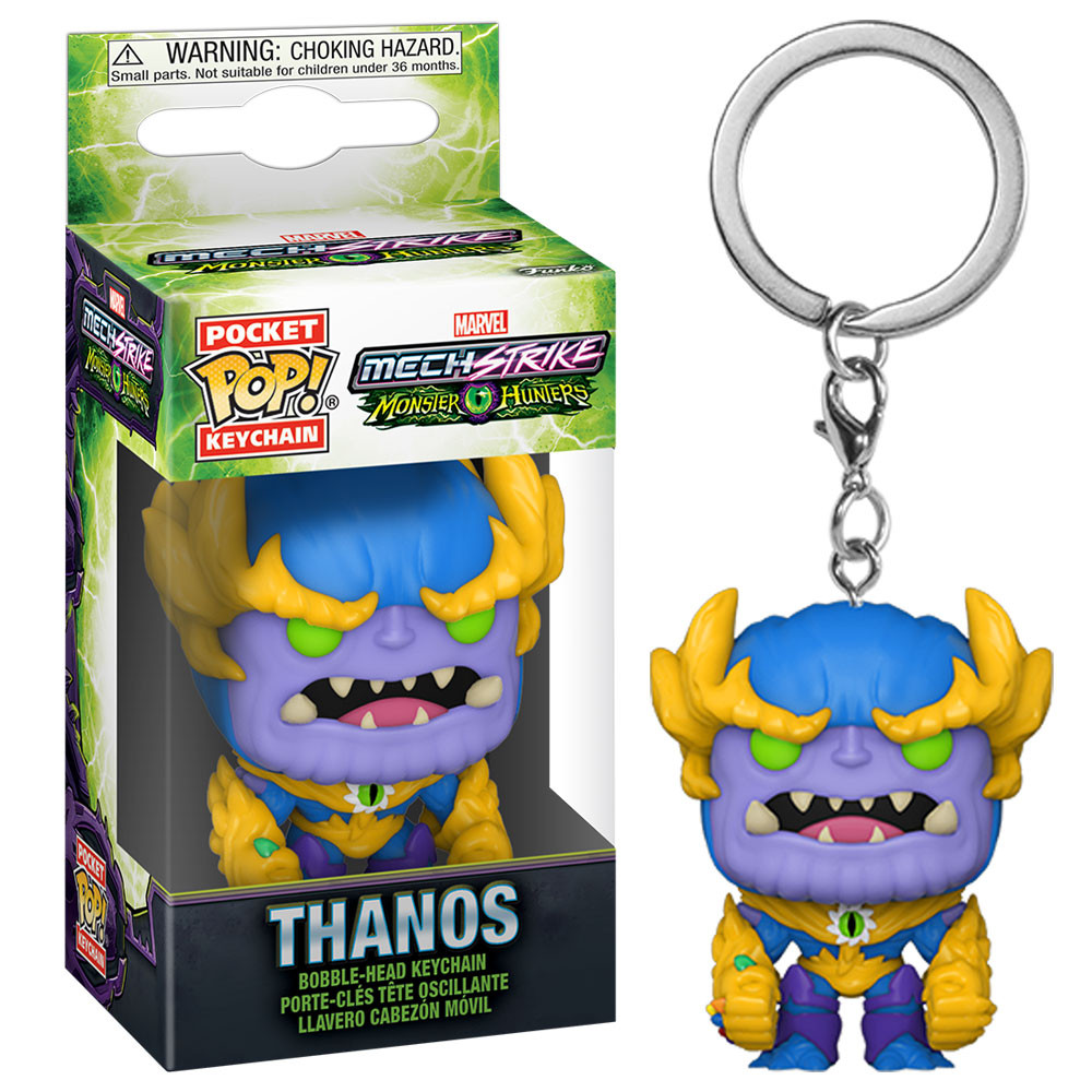 Keychain Pocket POP Marvel Monster Hunters Thanos FUNKO POP - 2