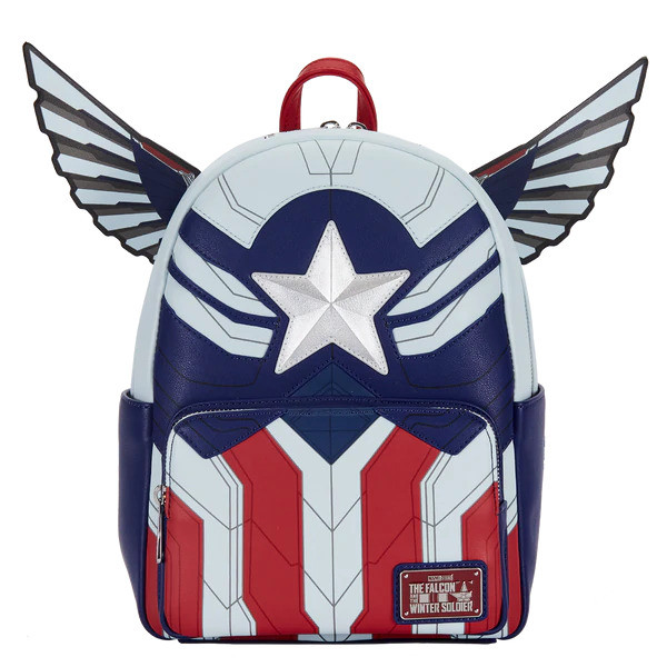 Loungefly Falcon Captain America Cosplay Mini Backpack LOUNGEFLY - 1