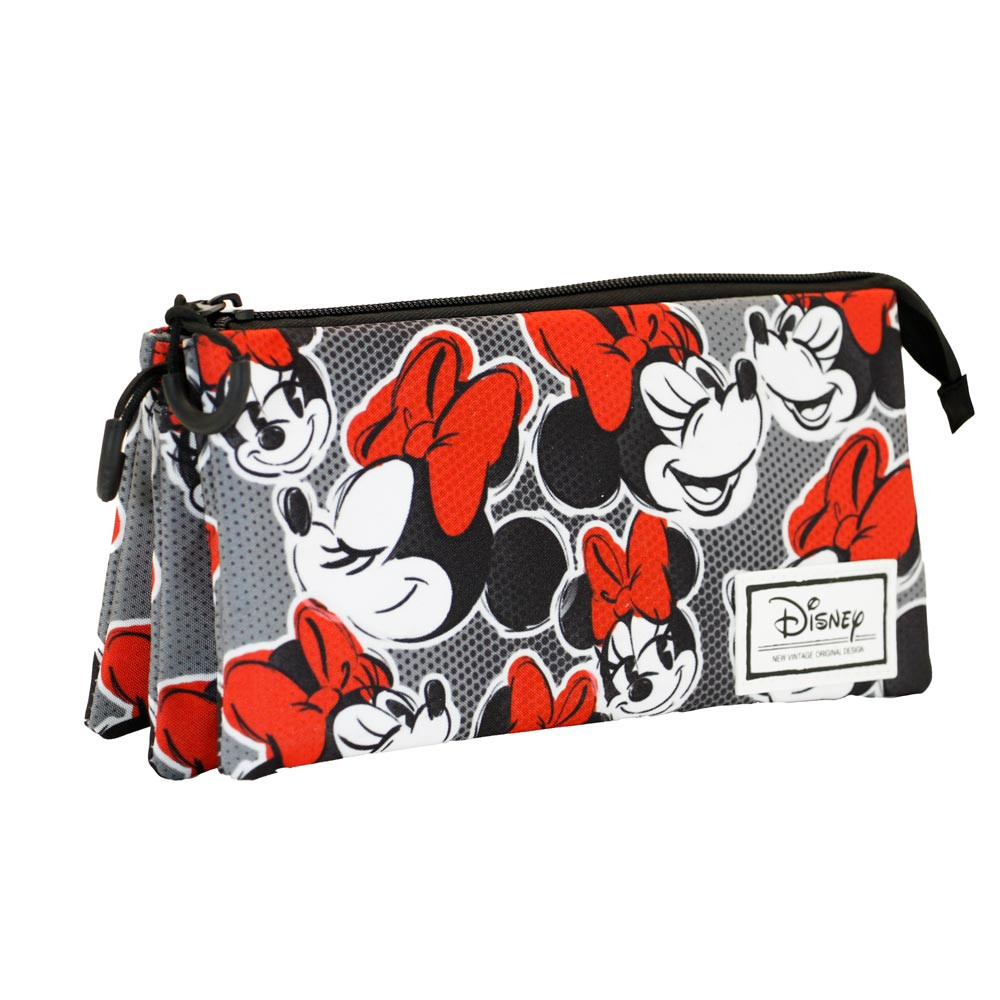 Lashes Minnie Mouse Disney Triple Pencilcase KARACTERMANIA - 1