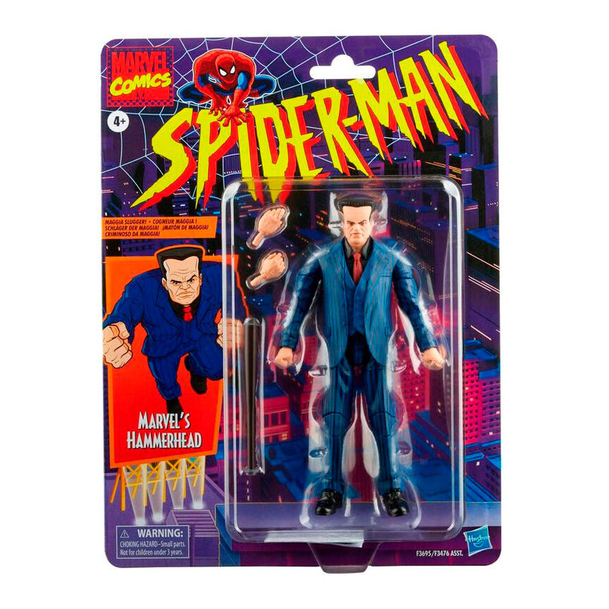Figura Spiderman Hammerhead Retro Marvel Legends 15cm HASBRO - 1