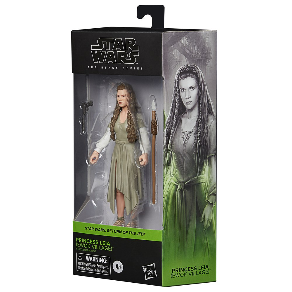 Princess Leia Ewok Village Star Wars Black Series Figure 15cm HASBRO - 6