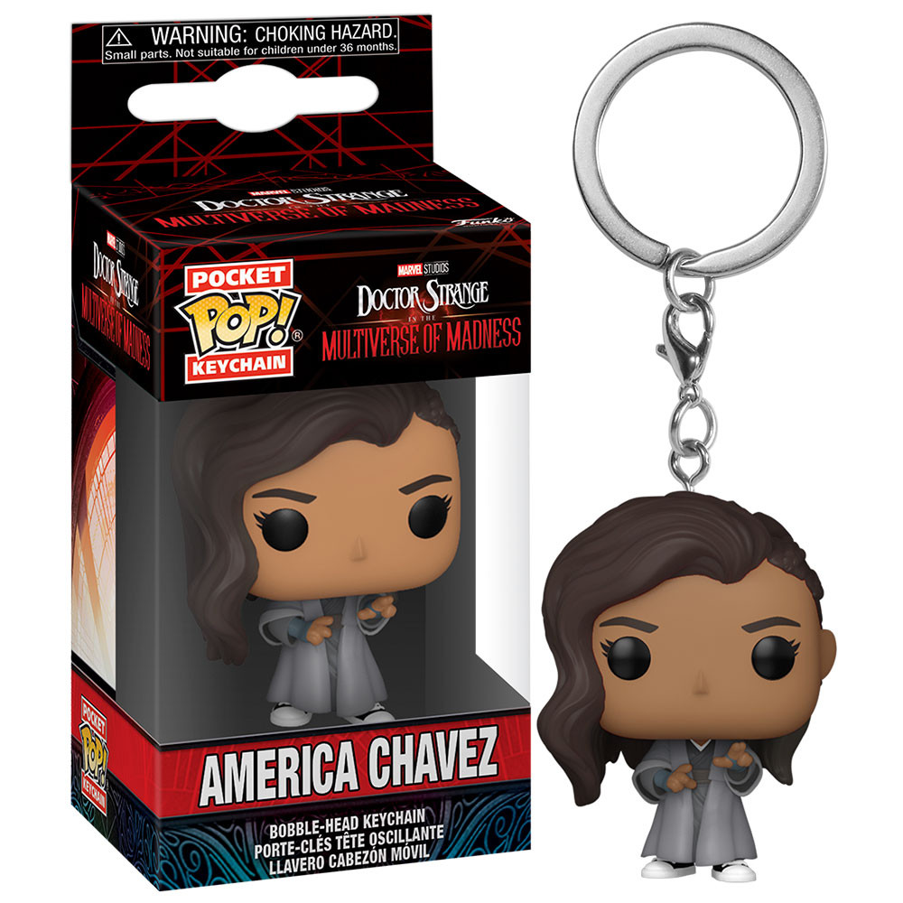 Keychain Pocket POP Doctor Strange America Chavez Multiverse of Madness FUNKO POP - 2