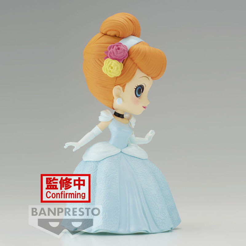 Disney Characters Flower Style Cinderella Ver.A Q posket figure 14cm BANPRESTO - 2