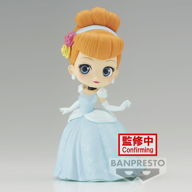 Disney Characters Flower Style Cinderella Ver.A Q posket figure 14cm BANPRESTO - 1