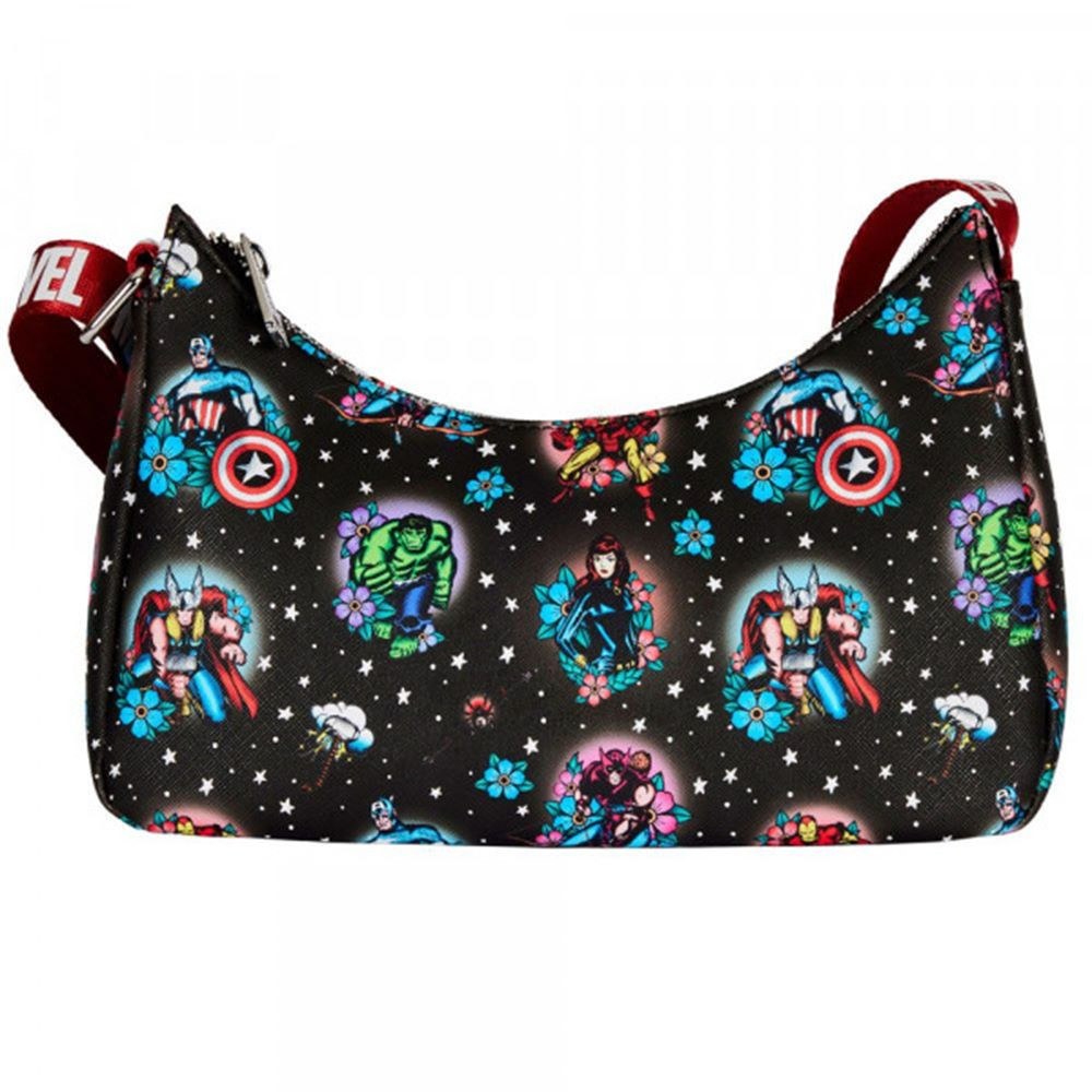 Marvel Vengadores Tattoo Shoulder Bag Loungefly LOUNGEFLY - 1