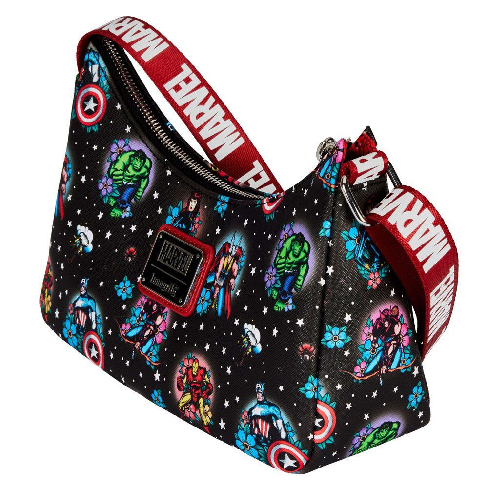 Marvel Vengadores Tattoo Shoulder Bag Loungefly LOUNGEFLY - 2