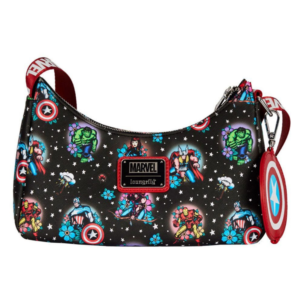 Marvel Vengadores Tattoo Shoulder Bag Loungefly LOUNGEFLY - 3