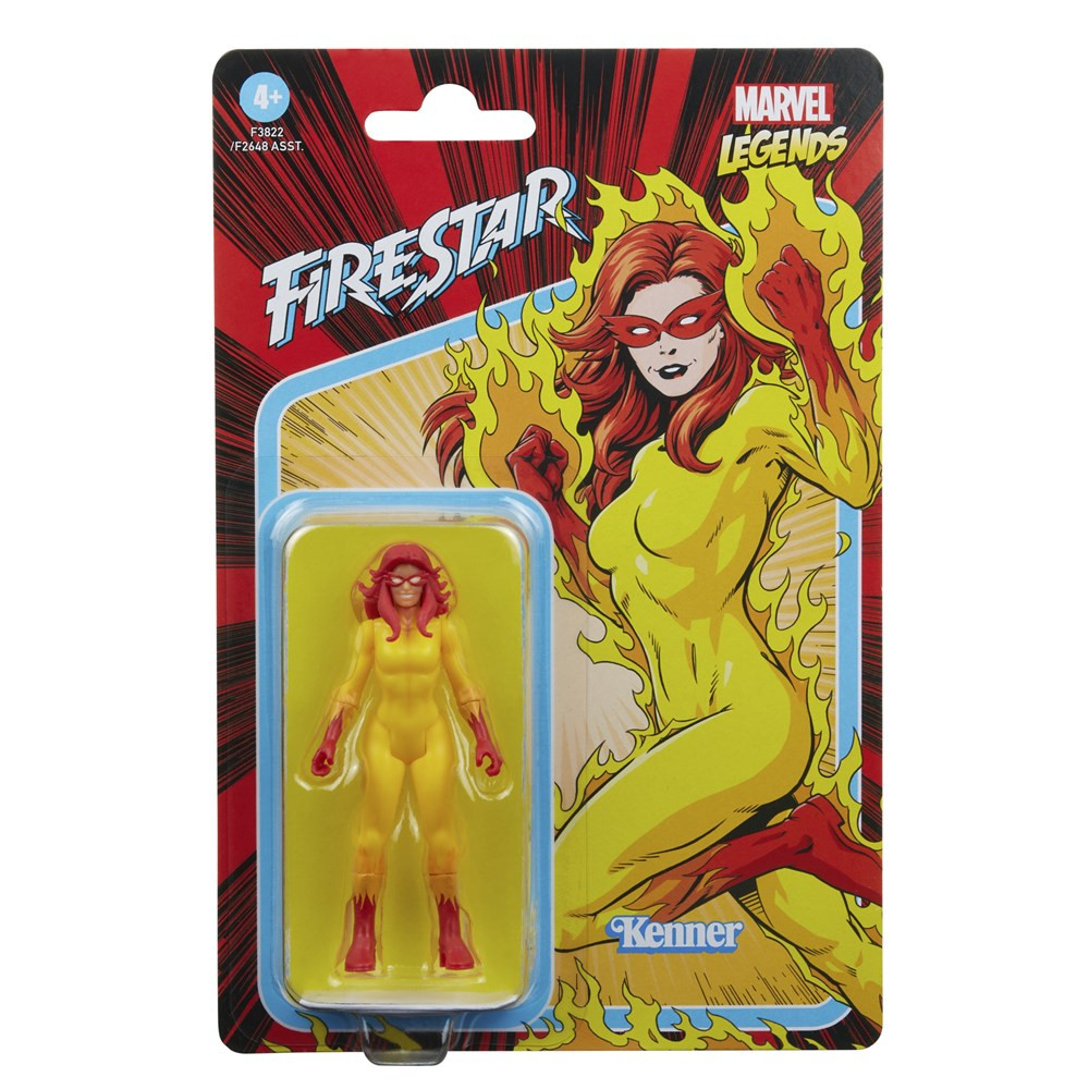 Figura FireStar Marvel Retro Marvel 9,5cm HASBRO - 2