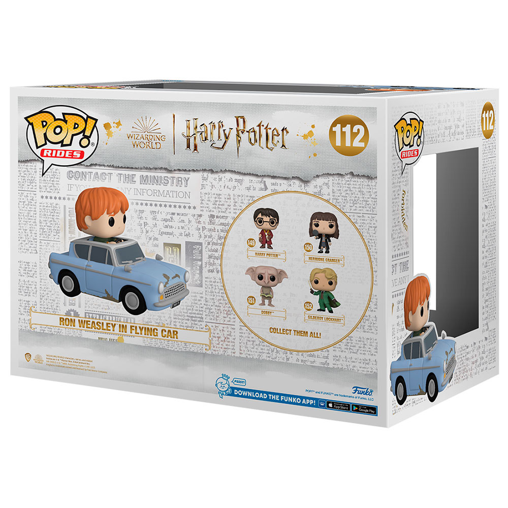 POP Figure Harry Potter Ron with Car 112 FUNKO POP - 2
