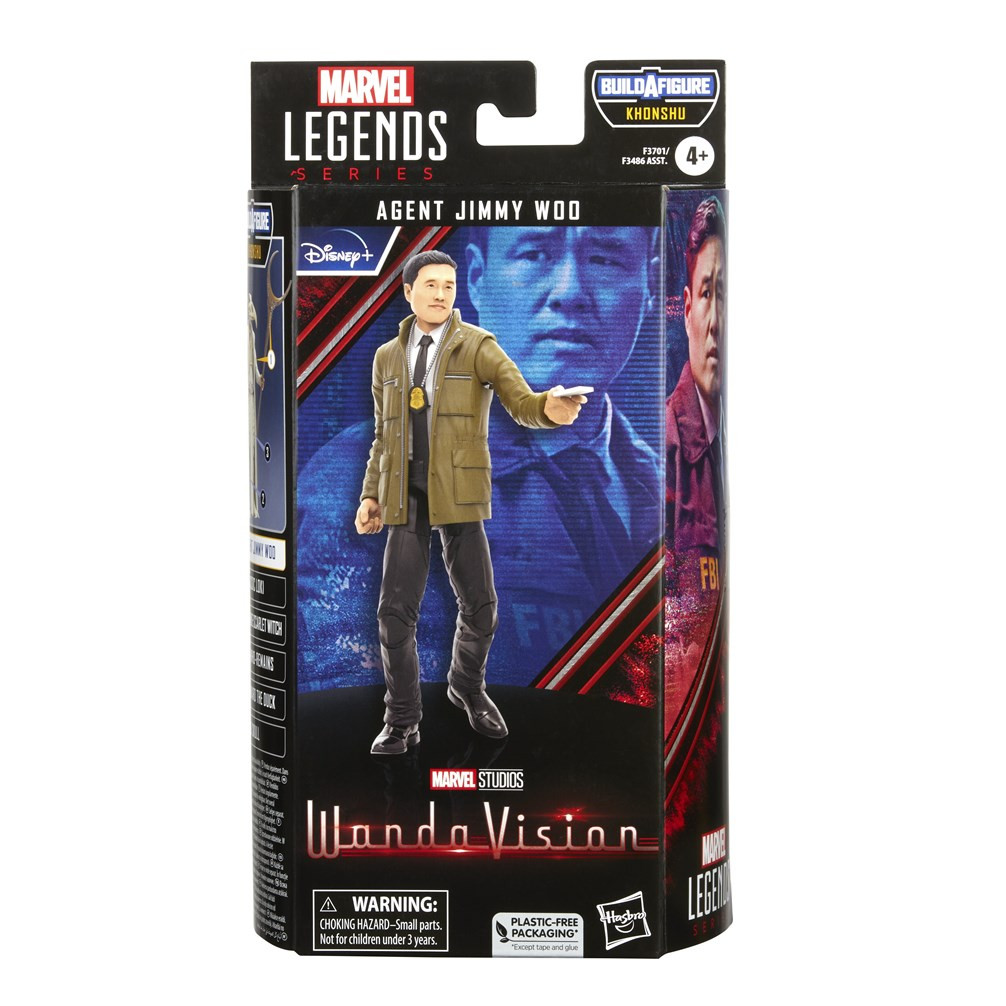 WandaVision Agent Jimmy Woo BAF Marvel Legends 15cm Figure HASBRO - 1
