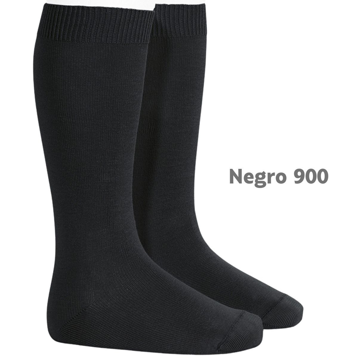 KNEE HIGH SOCKS 20192 900 BLACK CONDOR - 1