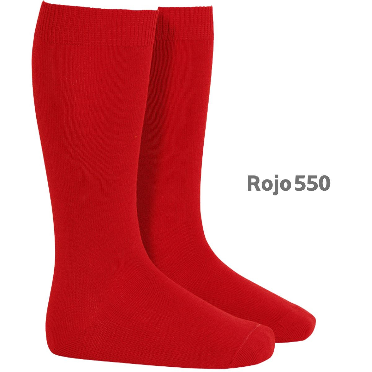 KNEE HIGH SOCKS 20192 550 RED CONDOR - 1