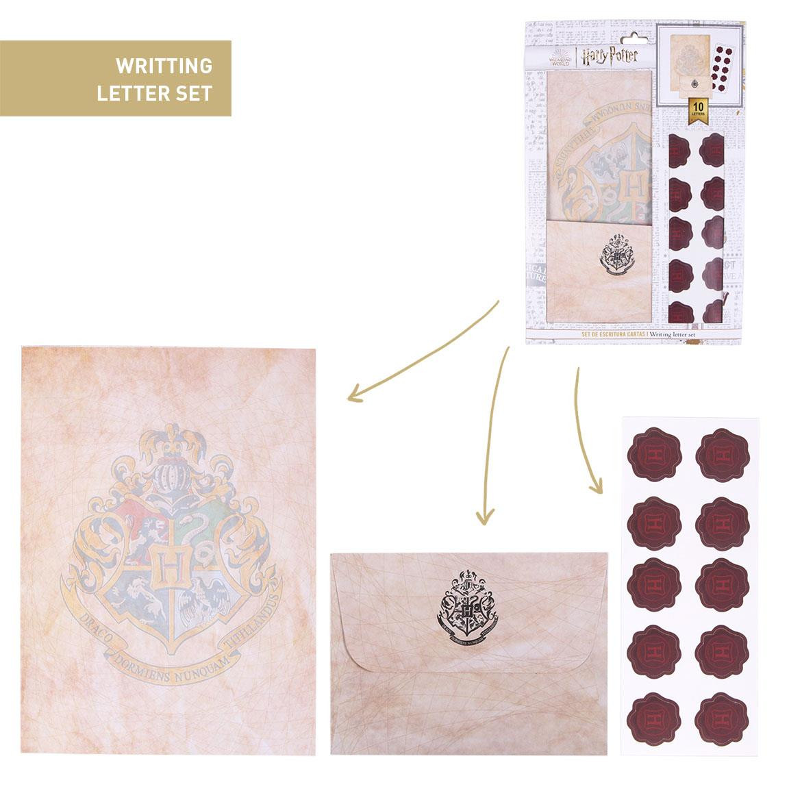 LETTER STATIONERY SET HARRY POTTER HOGWARTS CERDA - 1