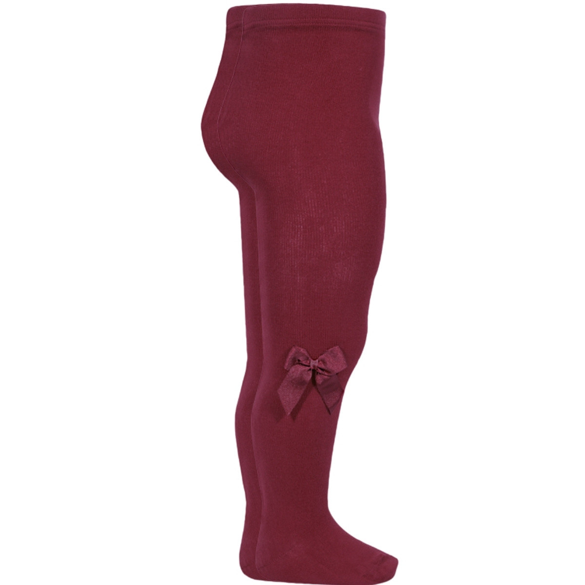 TIGHTS WITH SIDE GROSGRAIN BOWS 24821 GARNET 575 CONDOR - 1