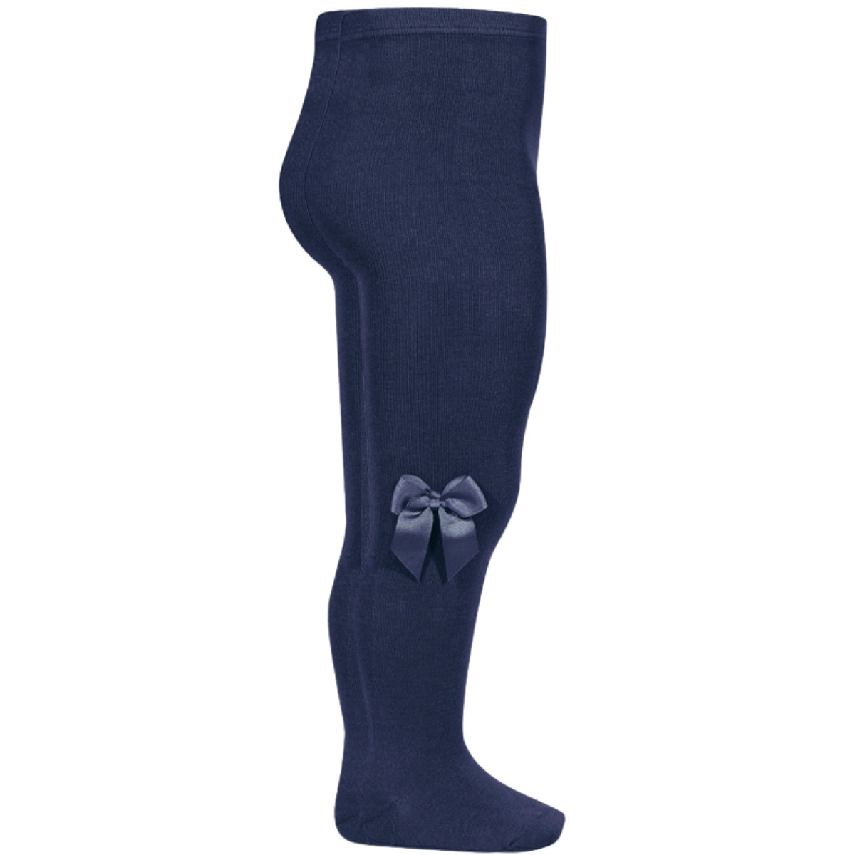 TIGHTS WITH SIDE GROSGRAIN BOWS 24821 NAVY BLUE 480 CONDOR - 1