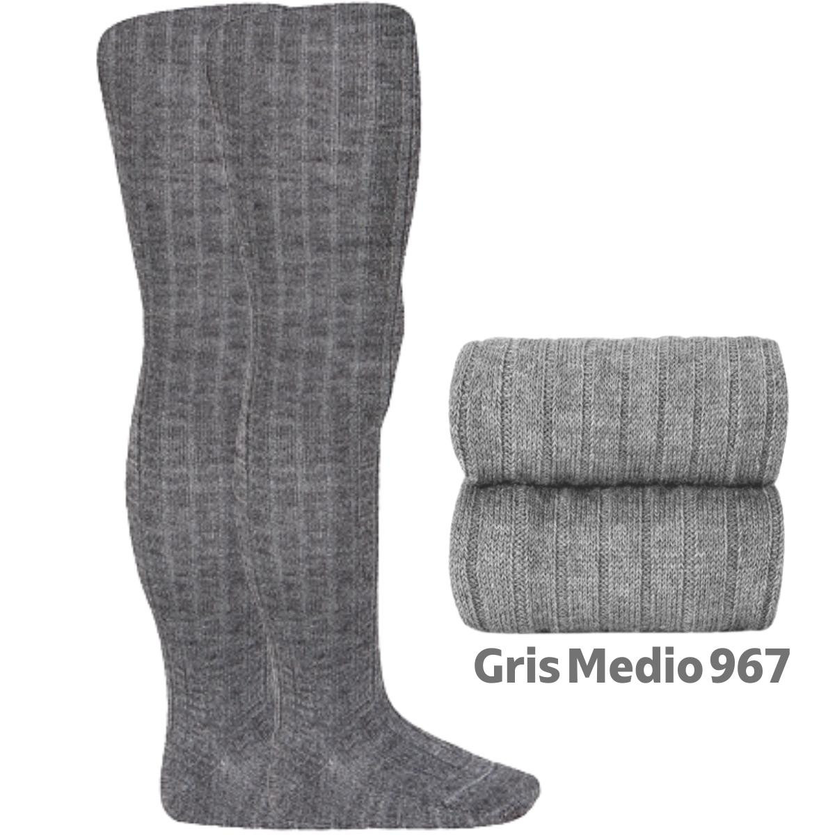 WOOL RIB THIGHS 12161 MEDIUM GRAY CONDOR - 1