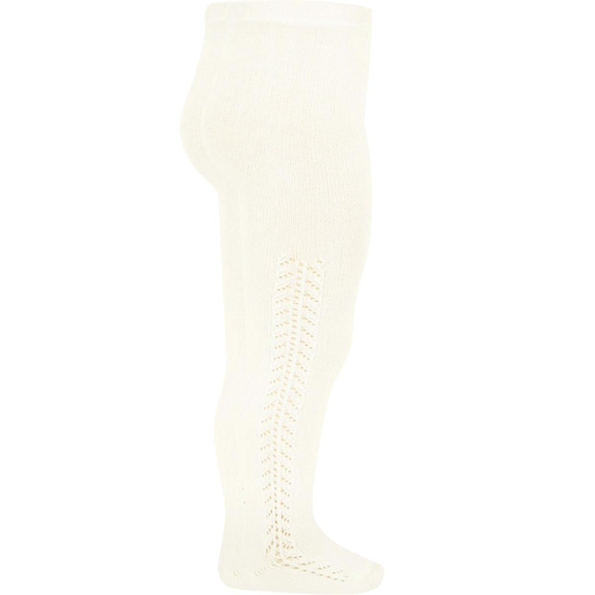 SIDE OPENWORK WARM TIGHTS 25911 BEIGE CONDOR - 1