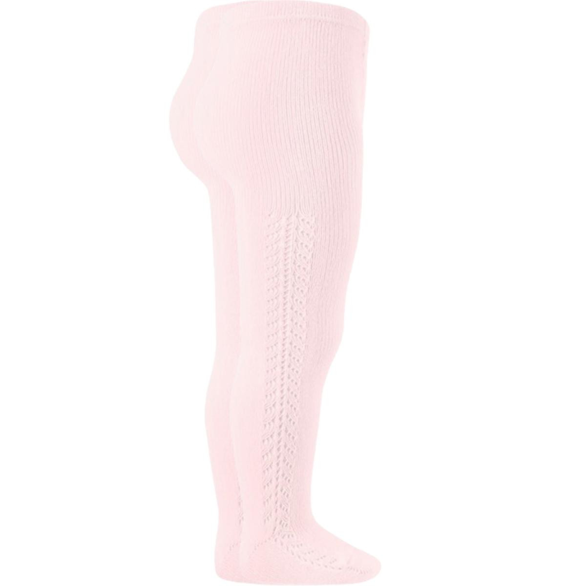 SIDE OPENWORK WARM TIGHTS 25911 PINK CONDOR - 1