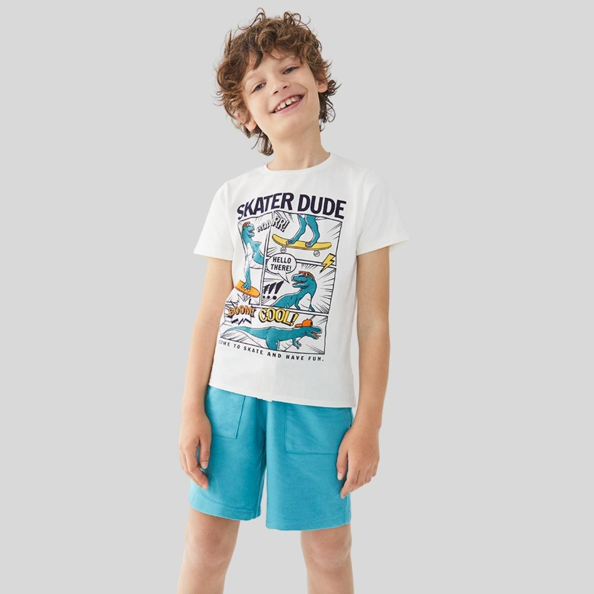 TSHIRT SKATER DUDE AND PANTS STREET MONKEY - 1