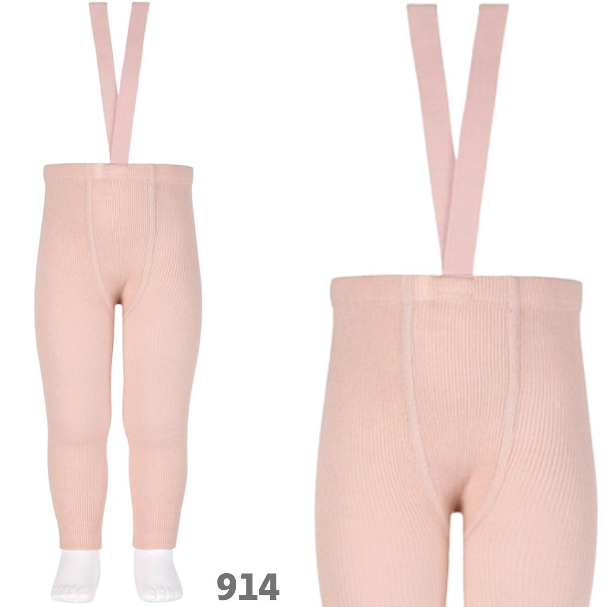 WOOL-BLEND LEGGINGS WITH ELASTIC 14010 NUDE CONDOR - 1