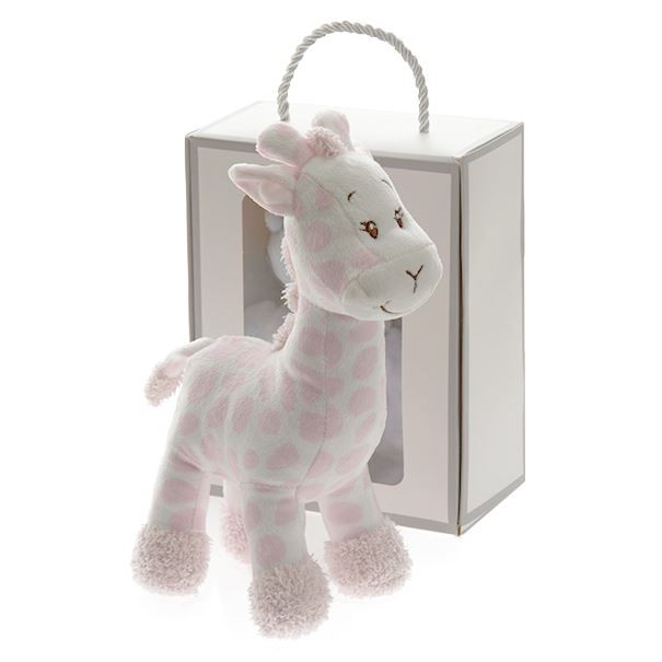 Pink Giraffe Rattle in Box GAMBERRITOS - 1