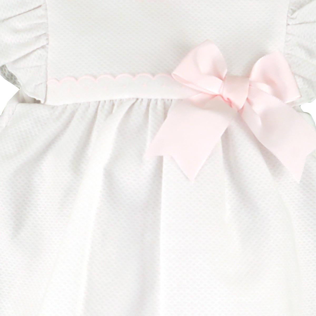 PIQUE DRESS WITH MATCHING HEADBAND AND BLOOMER BABYFERR - 2