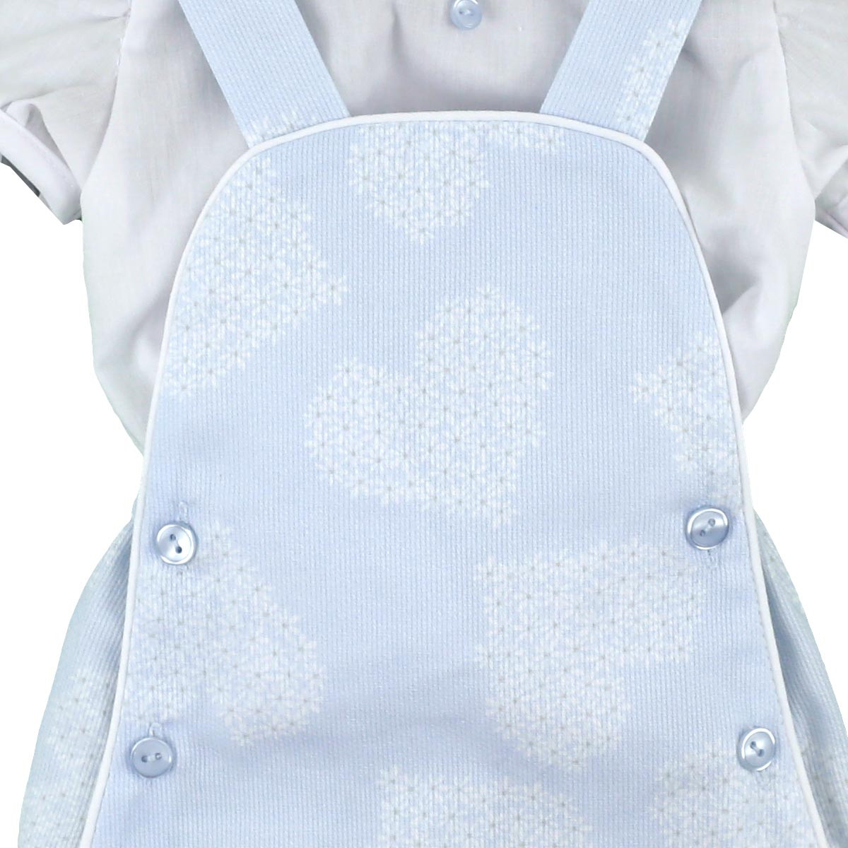 HEART PRINTED ROMPER WITH WHITE POLO BABYFERR - 2