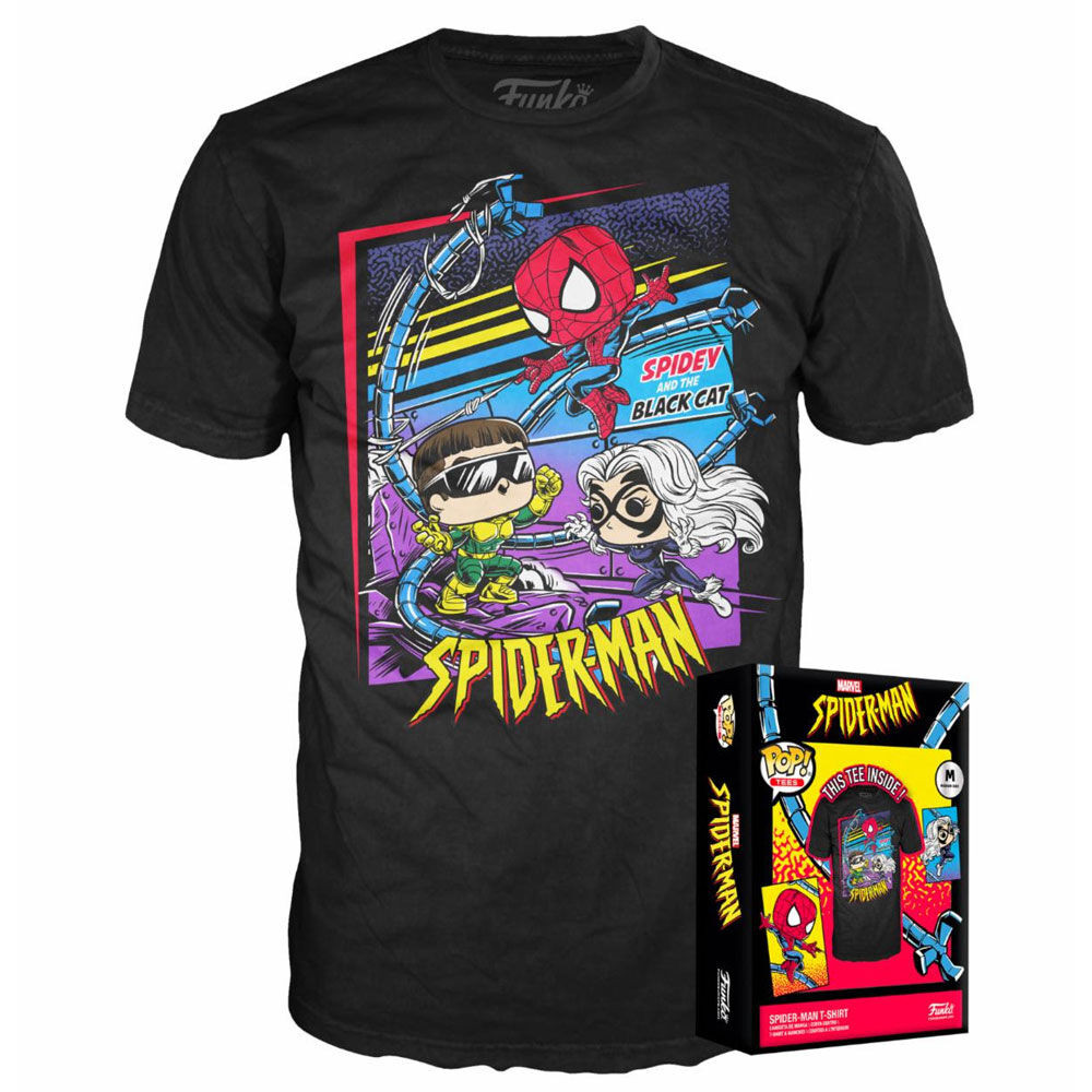 Funko Boxed Tee Spidey Cat Spiderman Marvel Talla M FUNKO POP - 1
