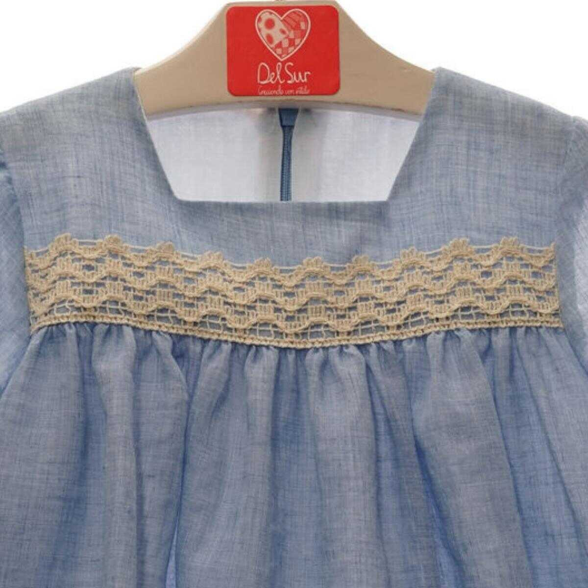 VESTIDO INFANTIL TIRAMISU DELSUR - 1