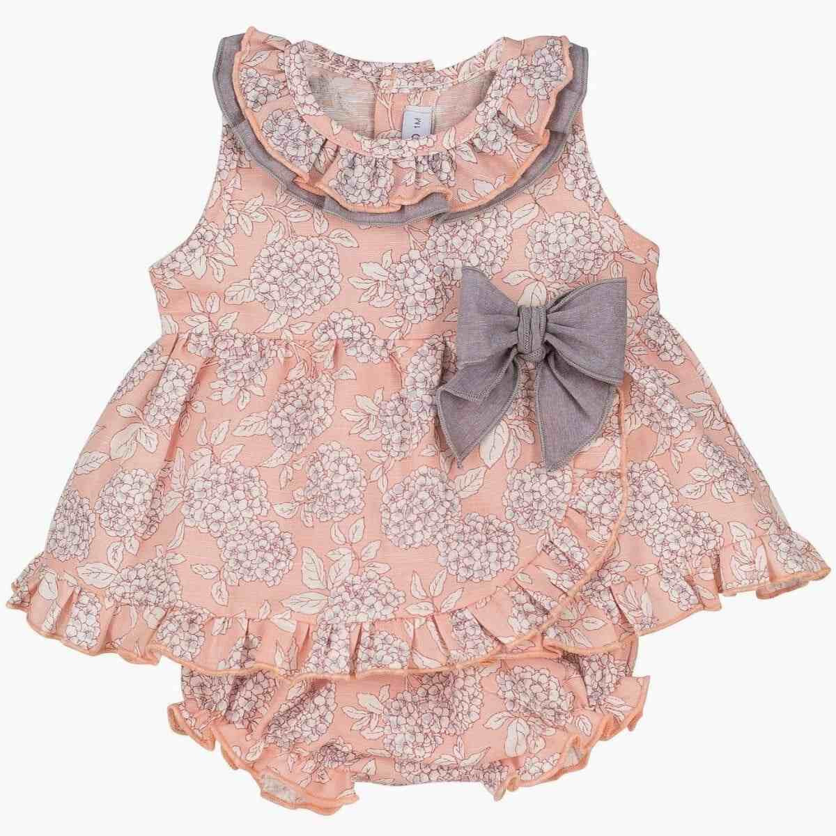 MATCHING DRESS WITH BOW AND BLOOMER MEGALA CALAMARO - 1