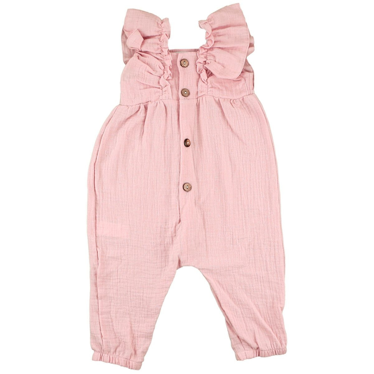 GIRLS FRILLED SLEEVE OVERALL CALAMARO - 5