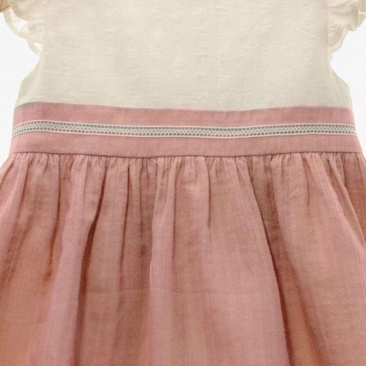 DRESS WITH BOW AT THE BACK PINK DELSUR - 2