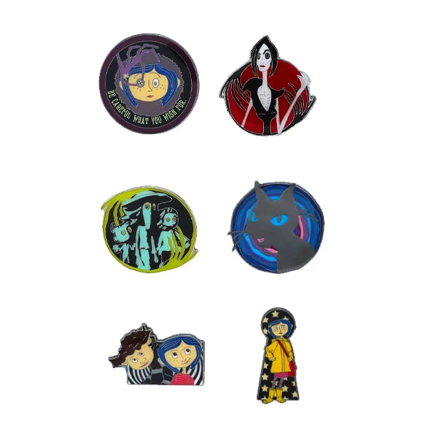 Loungefly Blind Box Enamel Pin Coraline assorted Glow LOUNGEFLY - 1