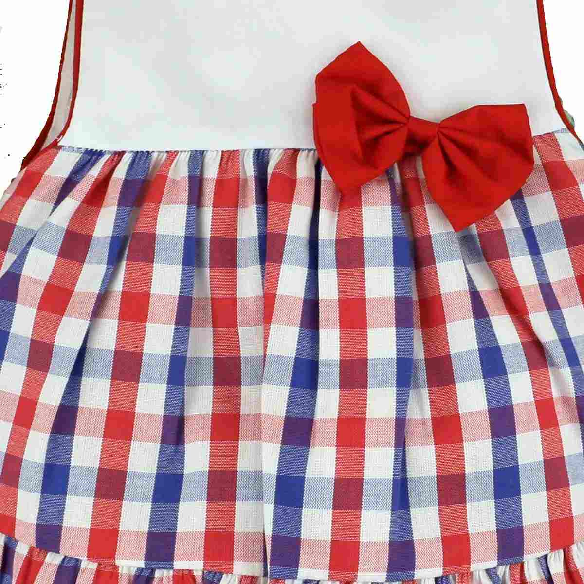 BICOLOR CHECK DRESS SET BABYFERR - 2