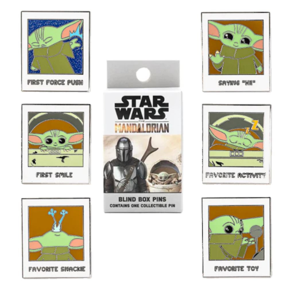 Loungefly Blind Box Enamel Pin Star Wars Mandalorian The child assorted LOUNGEFLY - 1