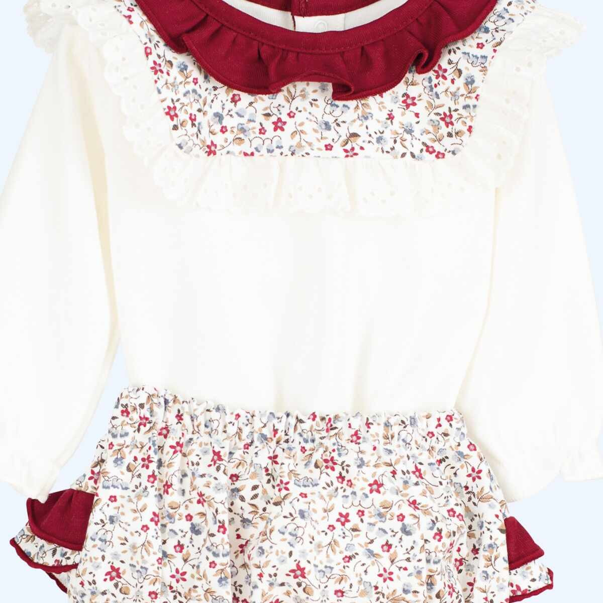 FRILLED NECK BLOUSE AND RUFFLED KNICKERS CALAMARO - 2