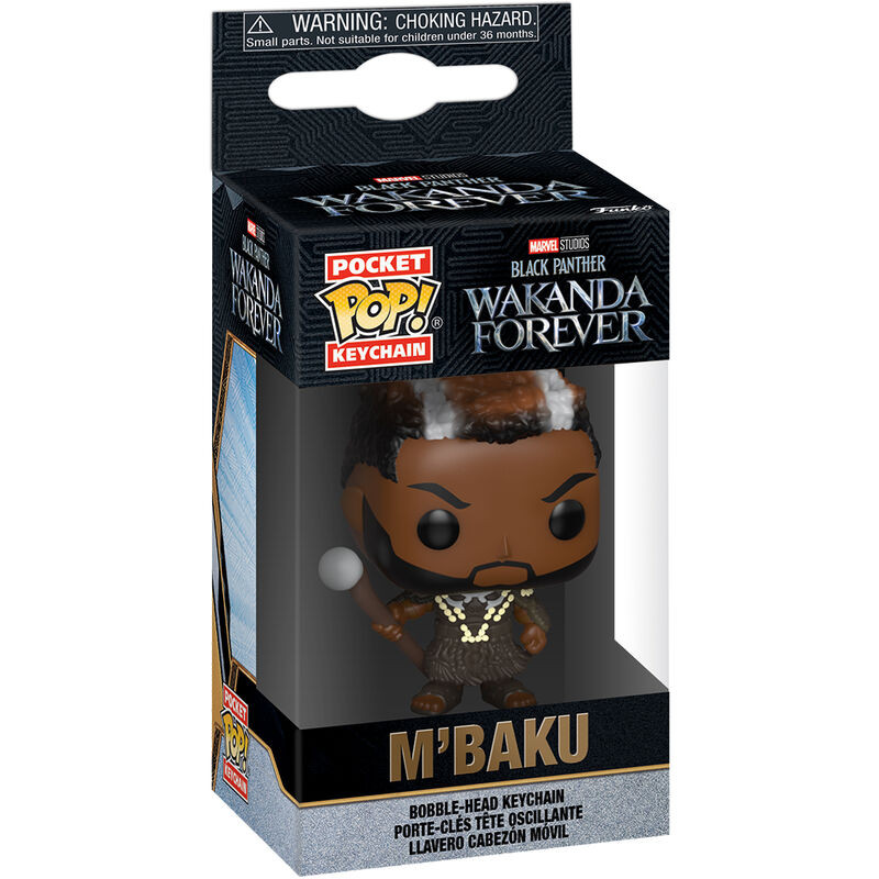 Llavero POP Marvel Black Panther Wakanda Forever M Baku FUNKO POP - 2