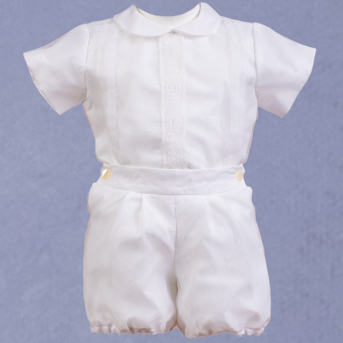 BOYS CHRISTENING OUTFIT WITH JAM PANTS MISHA BABY - 1