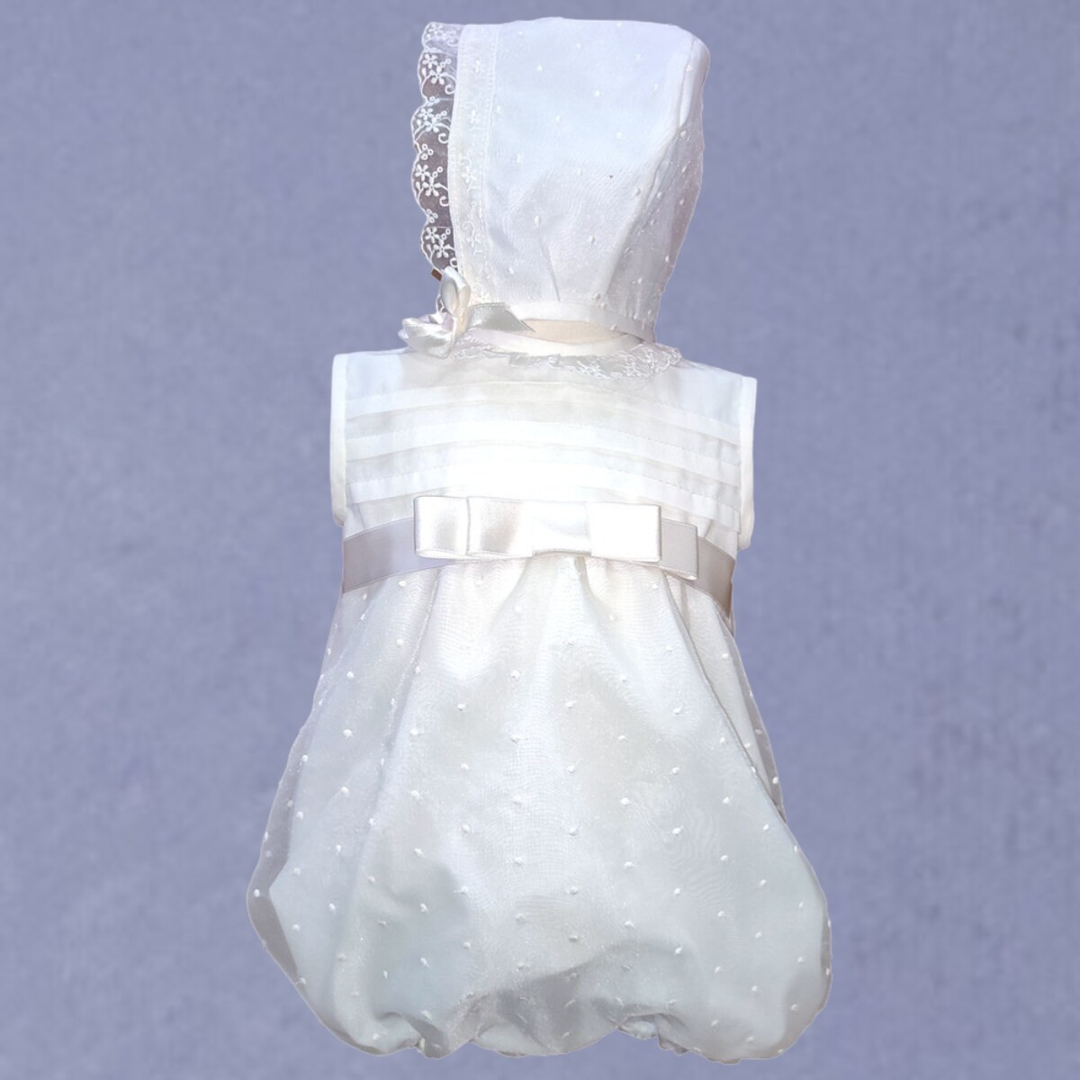 pelele cristal bordado con capota MISHA BABY - 1